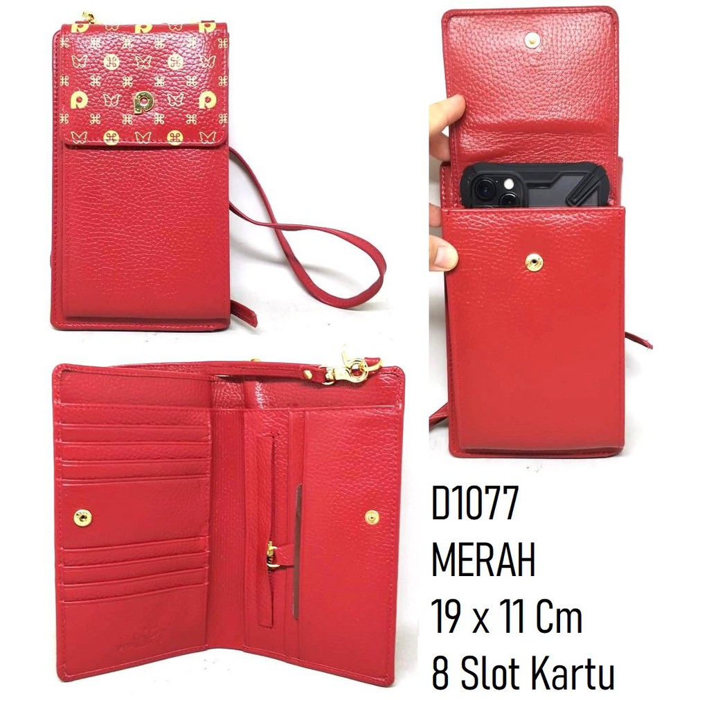 Dompet Papillon Original D1077 Merah