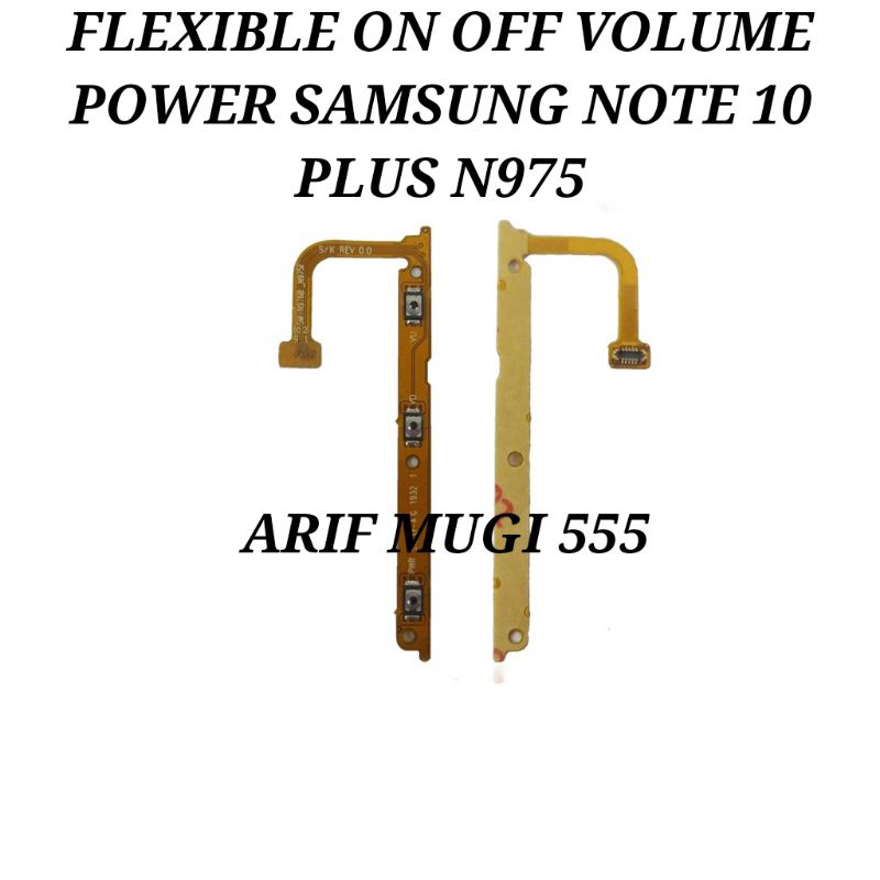 FLEXIBLE FLEXIBEL POWER ON OFF VOLUME SAMSUNG GALAXY NOTE 10 PLUS N975 ORIGINAL