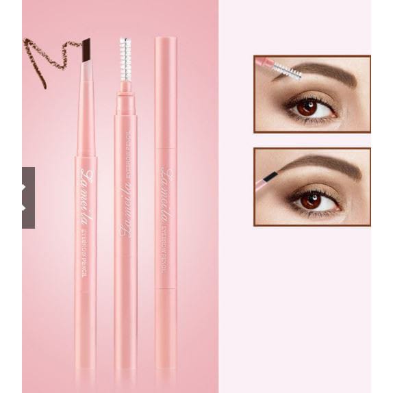 Lameila Pensil Alis 7 Warna Double Head Waterproof And Long Lasting (Pink) HK2013