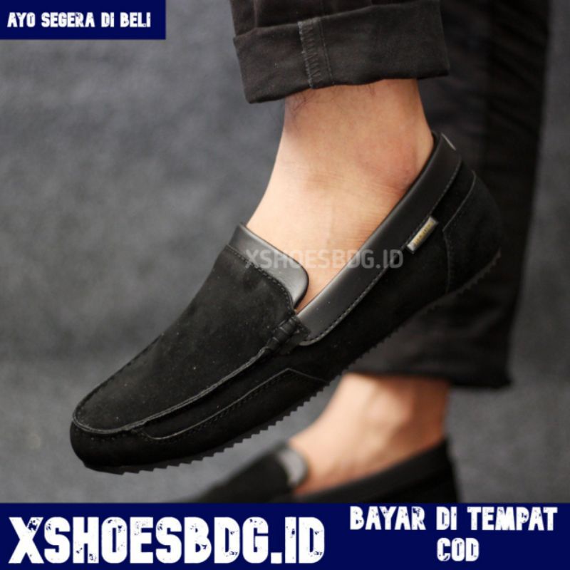 Killian Sepatu Slip on Pria Casual Formal Suede Santai Kerja Kantor Kondangan