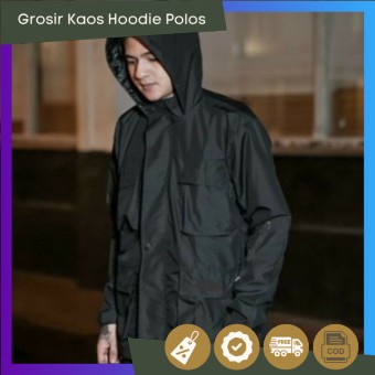 Jaket pria IKC 002 distro cbr six Bandung hoodie dua sisi bolak balik keren grosir pakaian pria H0D7