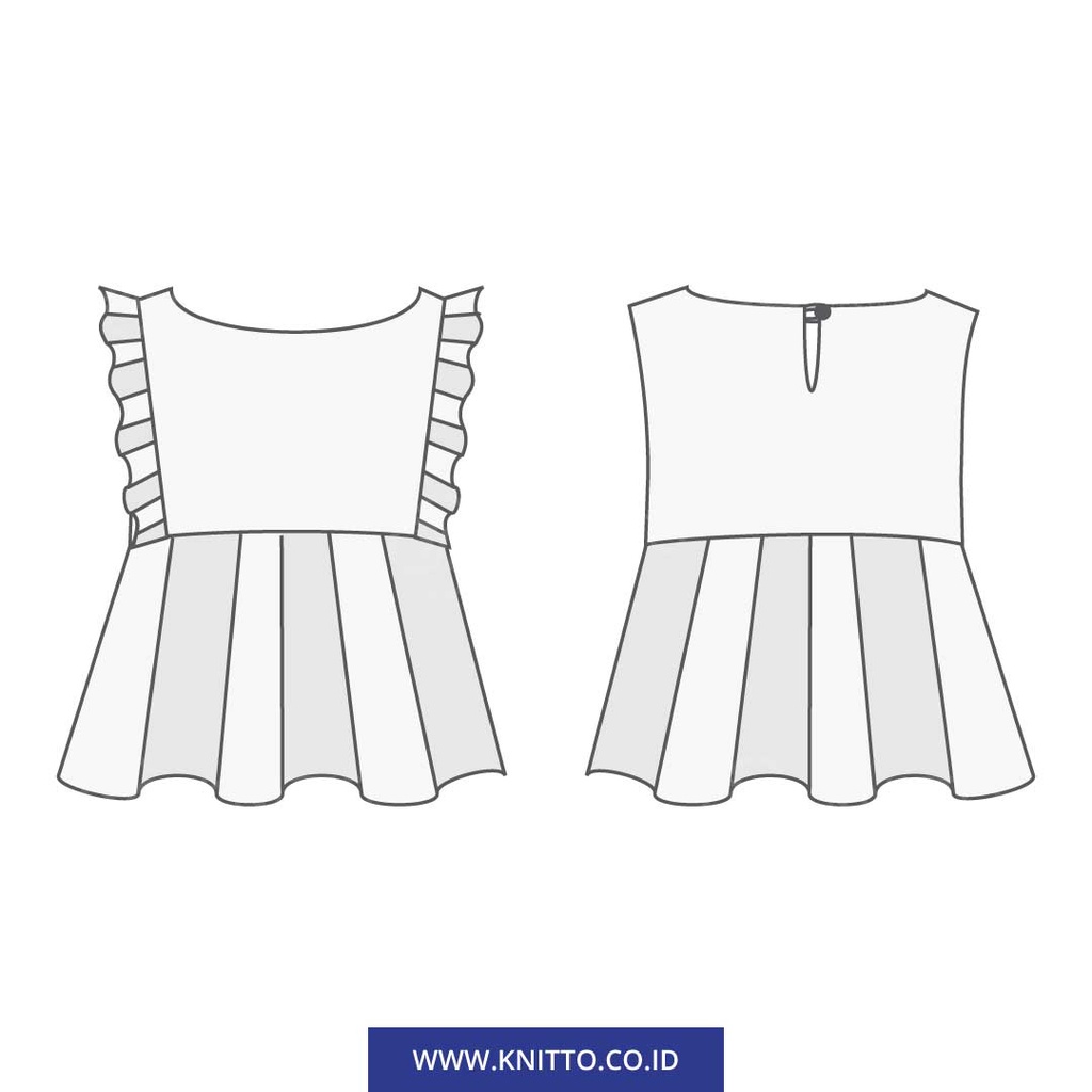 

BANNER POLA BAJU ANAK PEREMPUAN 810001 - KNITTO