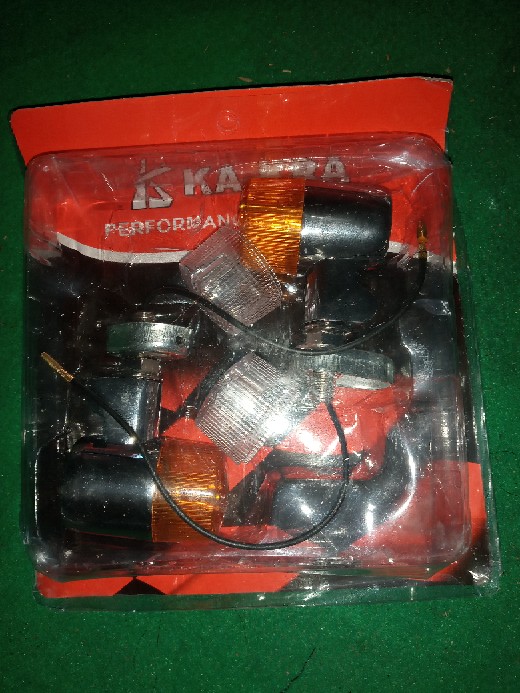 Lampu Sen Palu Reting Palu Bulat Bulat Crome Doble Kaca Universal