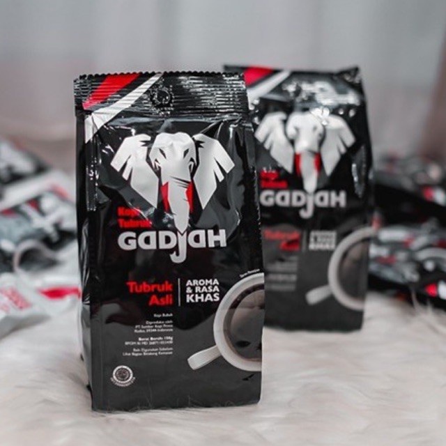 

Kopi Gadjah Tubruk Asli Pouch 138gr