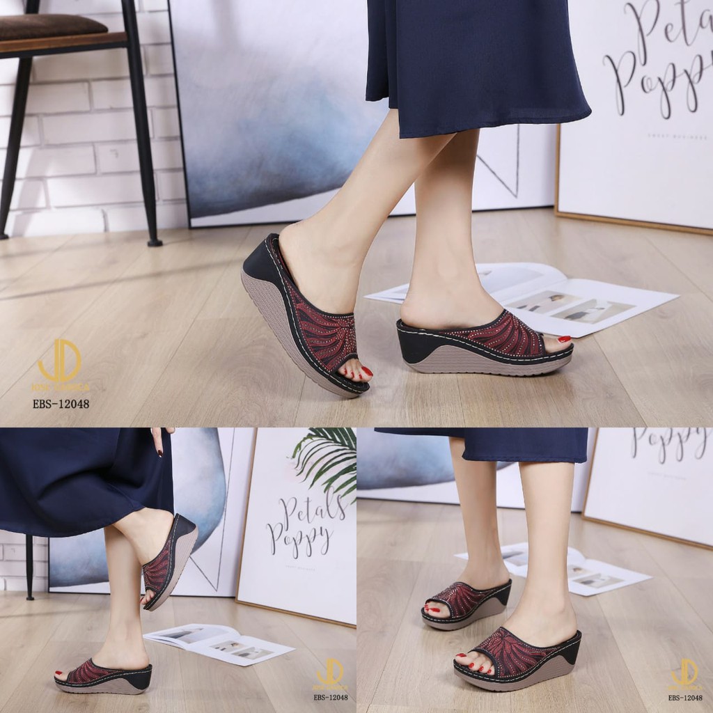 JOSE DAROCA Wedges Sandal Leather #EBS-12048# Original