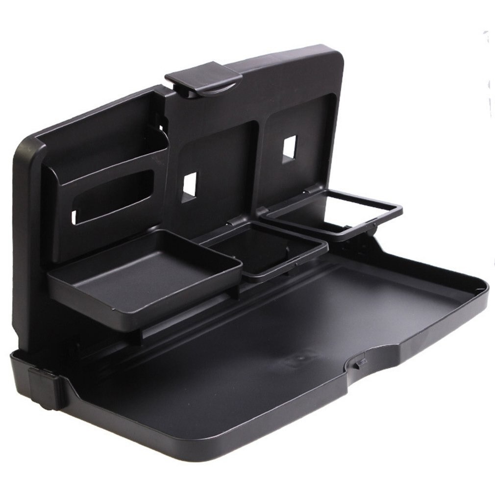 MUCHUANG Meja Lipat Kursi Mobil Car Multifunction Foldable Seat Back Meal Table - 1909 - Black