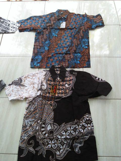 Hem Ekor Nagarianty Batik Hem Dirga Navy| Hem Batik Pria Murah  | Hem Batik Katun Termurah Premium