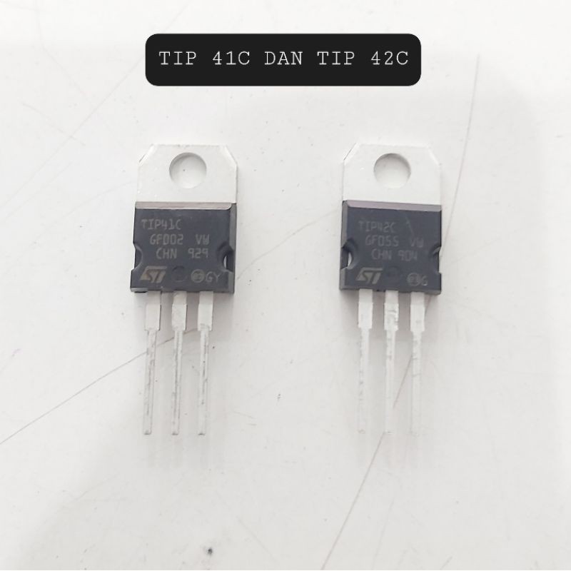 TIP 41 C DAN 42 C TRANSISTOR AUDIO 41C 42C