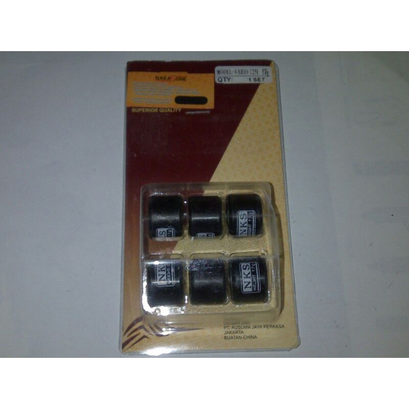 Roller Vario 125 Techno / 17 gram / 1 set 6 pcs / Nakasone