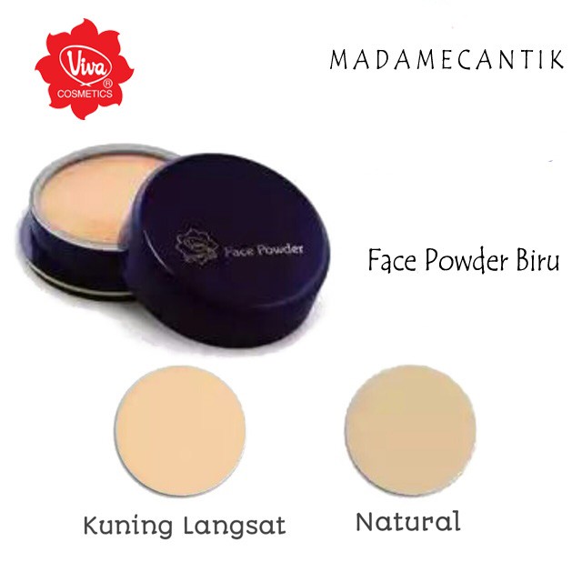 ✿ MADAME ✿ VIVA FACE POWDER BIRU / BEDAK TABUR ORIGINAL