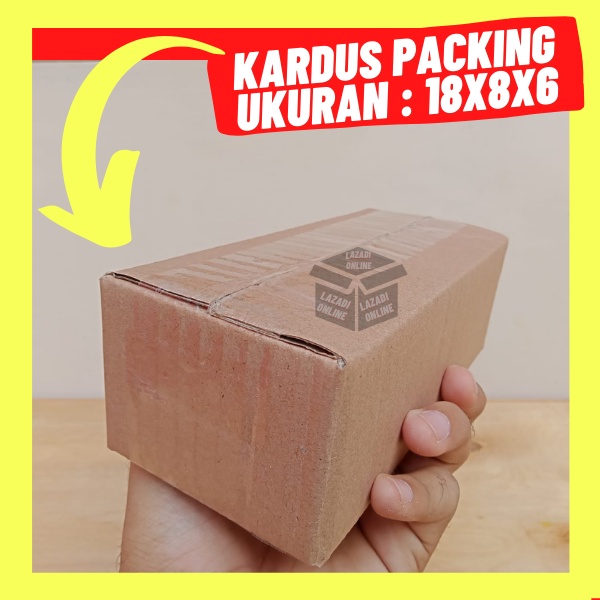 

KARDUS TEBAL 18x8x6 box kotak packing pack kardus kardus murah PROMO