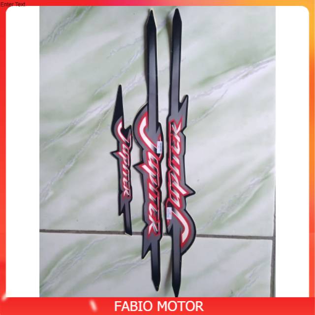stiker striping yamaha jupiter 2001 hitam