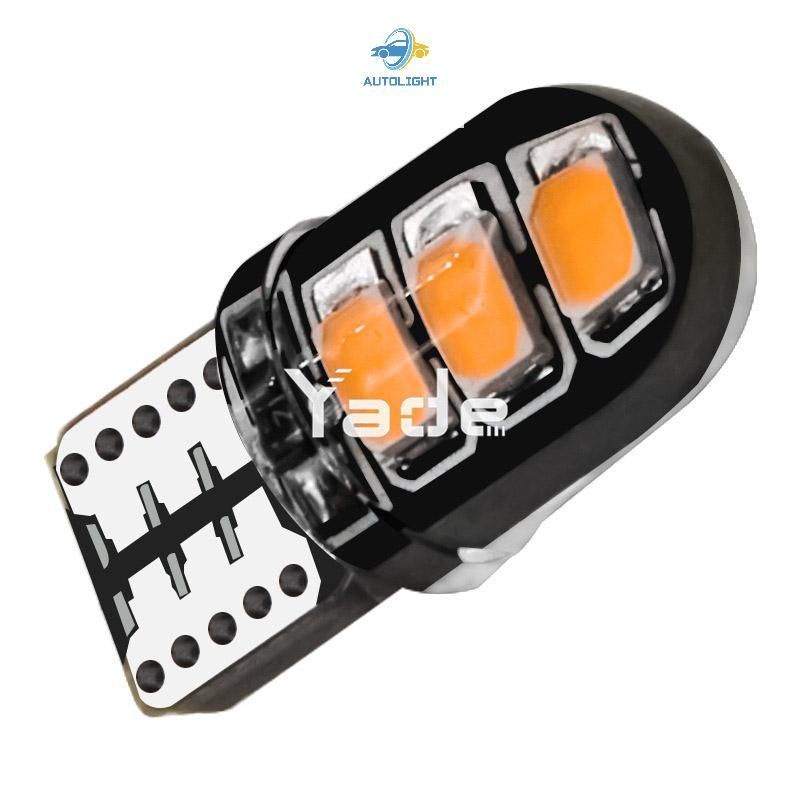 Lampu Led T 10 Crysral Kristal Jelly 6 Mata SMD 5730 Senja Sein Speedometer High Quality