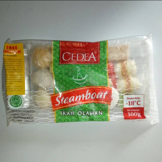 

CEDEA Steamboat 300gr isi 17pc