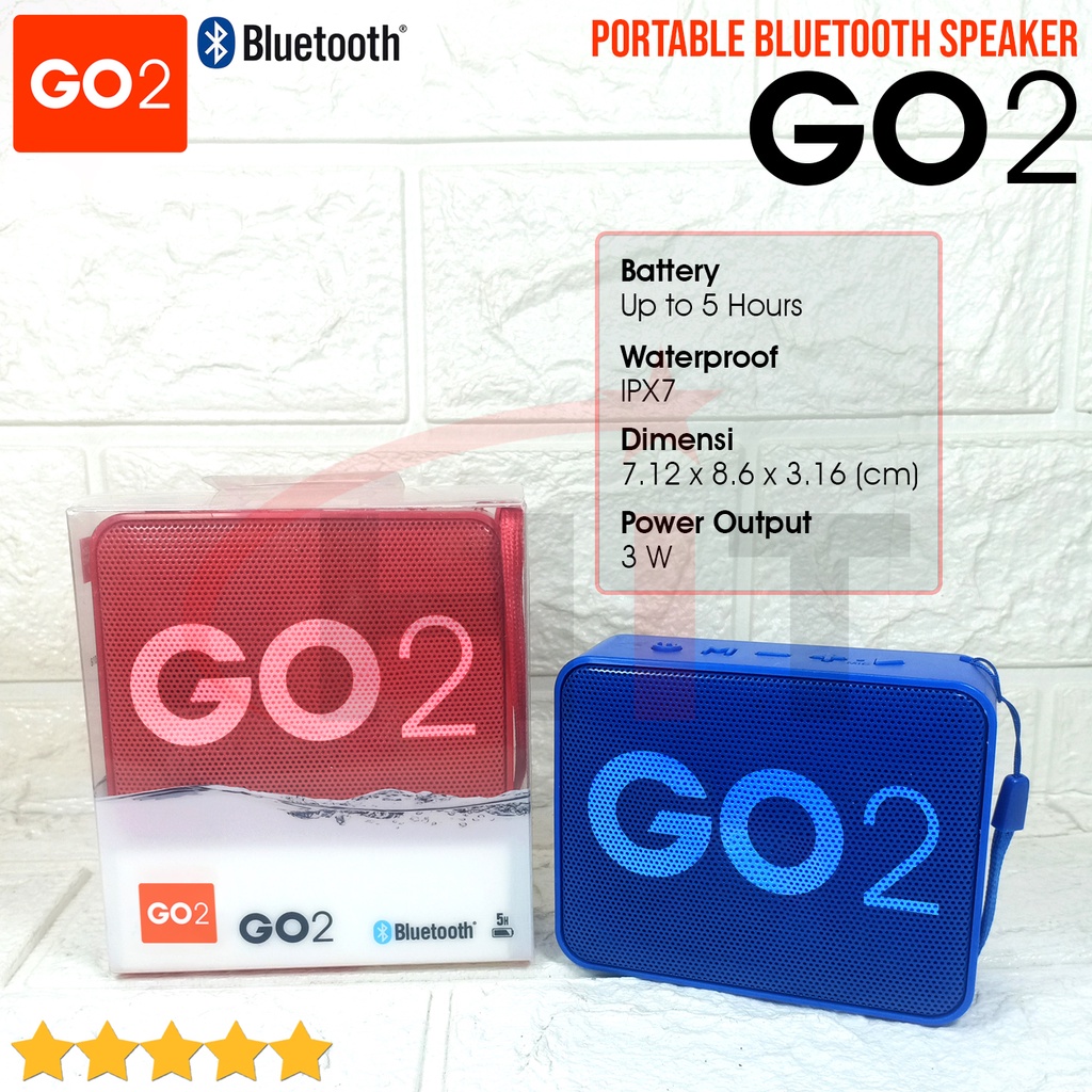 Speaker Portable Bluetooth GO 2 Speaker Mini Wireless TG166