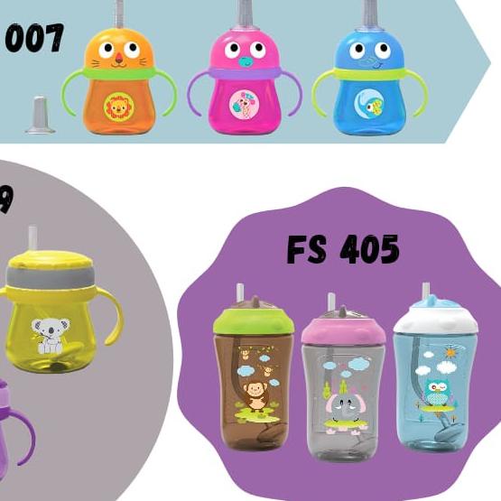 ❆ Baby Safe Training Cup | Botol Minum Sedotan Bayi Anak ➵