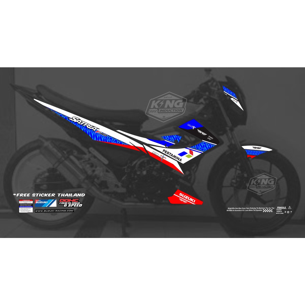 STRIPING SATRIA FU 150 FACELIFT VARIASI - STRIPING SATRIA FU 150 FACELIFT - STIKER SATRIA FU 150 FAC