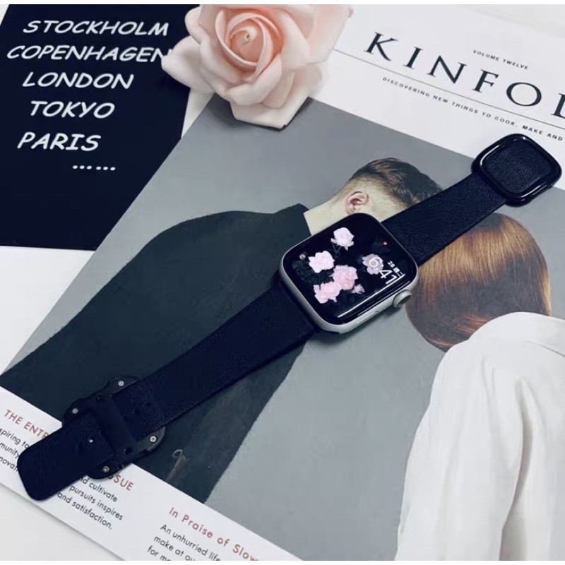 TALI JAM Strap apple watch iwatch classic modern buckle 45mm 49mm 42mm 38mm 40mm 44mm series 3 4 5 7 8 Ultra leather kulit IWO