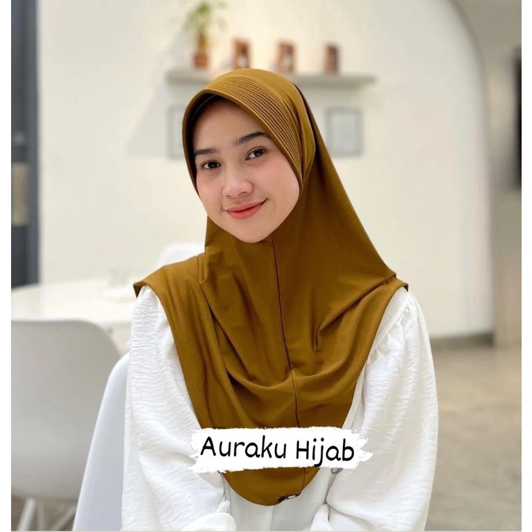 Bergo Hamidah ( ORI ) / Bergo jersey menutup dada / Hijab Instan Jersey