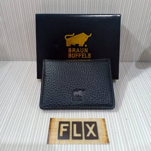 Dompet kartu lipat kulit BraunBf kulit sapi asli