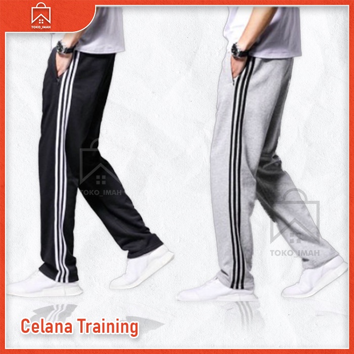 CELANA TRAINING PANJANG PRIA  DAN WANITA CELANA PANJANG TRAINING OLAHRAGA BB 45-65 kg BISA COD