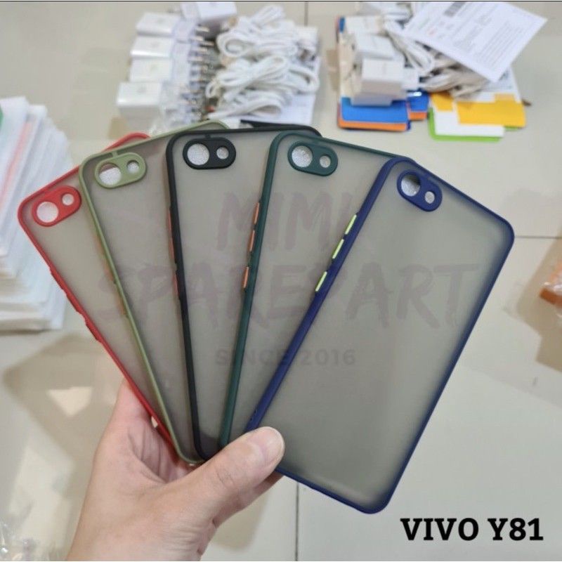 Slikon terbaru tipe Hp Vivo y81/y81i  My Choise Case Dove Bumper Aero Fuze Macaroni