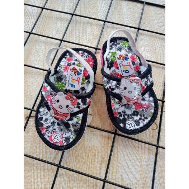 [0-2th] SANDAL BABY BUNYI MOTIF BUNGA FLORAL ANAK CEWEK / SANDAL PREWALKER BAYI  PEREMPUAN / SANDAL PREWALKER BUNYI CITCIT FLOWER