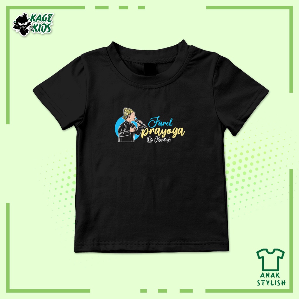 Kaos Distro Anak FAREL PRAYOGA SATRULaki Laki dan Perempuan / Umur 1-10 Tahun / Custom Request / Ter