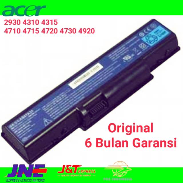 Baterai Laptop Acer Original 4736 4315 2930 4310 4315 4710 4715 4720 4730 4920 as07a31