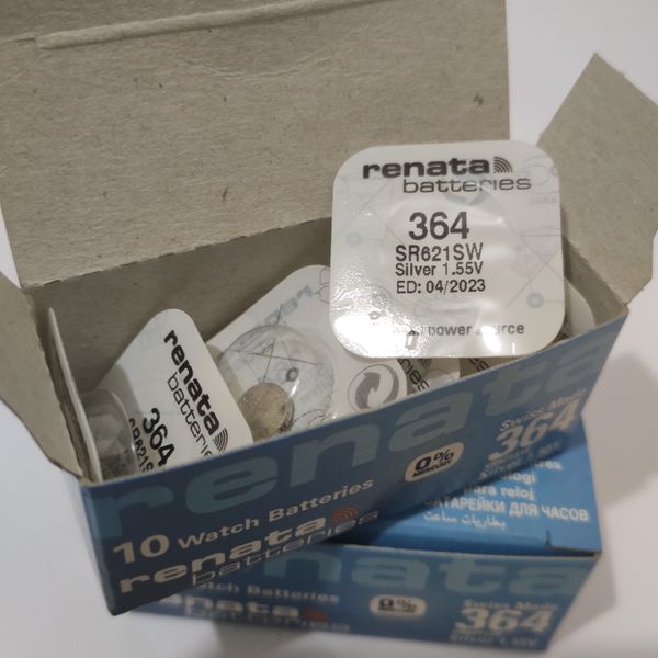 PROMO BATRE RENATA SR621SW SR621 SR 621 SW 364 BATTERY BATERAI ORIGINAL