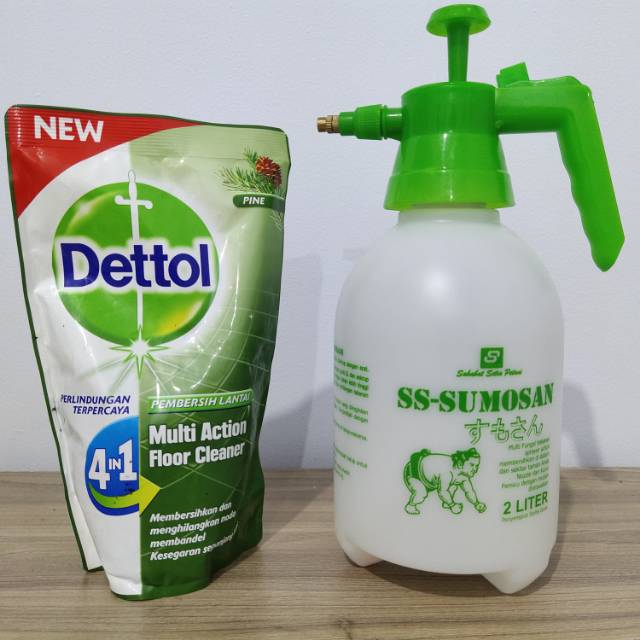 Paket Alat Semprot 2 liter + Dettol Disinfektan 700ml