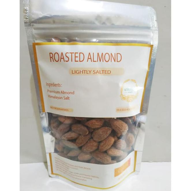 

48Mo Lightly Salted Roasted Almond/Almond Panggang Asin Sedikit - 200 Gr Ryox