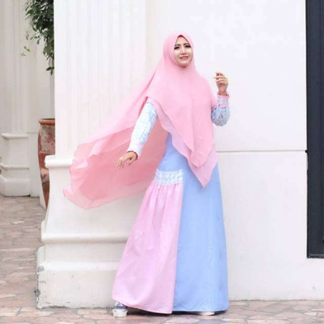 DRESS WANITA MUSLIMAH TERBARU BIG SIZE SHIREEN / GAMIS XXL