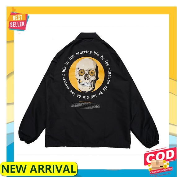 [Bisa Cod]Jaket Motor Windproof Pria/Jaket Parasut Lesleting Cowok Remaja Anti Air Angin Murah Hitam