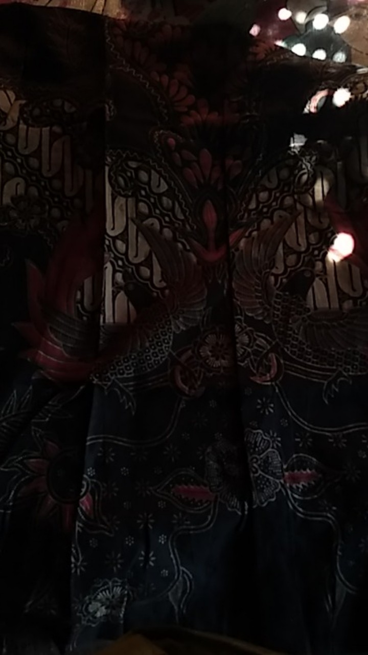 Batik Pria Lengan Panjang Batik Azmil Hrb026 Motif Keratonan Kode 002 Size M L Xl Xxl Reguler