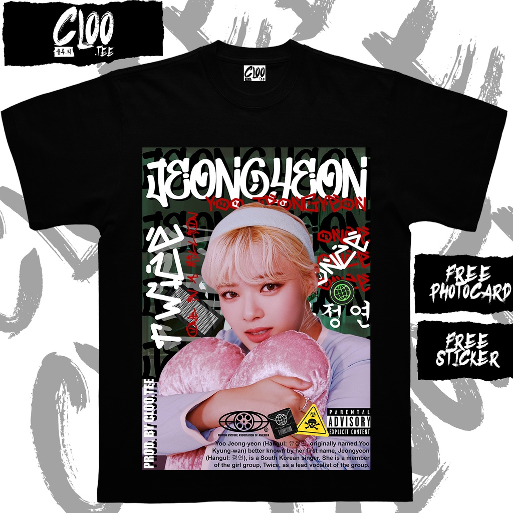 KAOS KPOP JEONGYEON TWICE / CLOO.TEE /