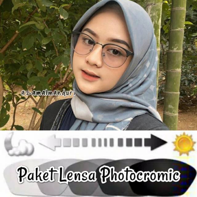 Kacamata Photocromic 6214 | Kacamata Anti radiasi | Kacamata  minus