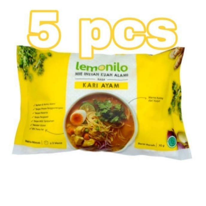 

'+'+'+'+] Lemonilo Rasa Kari Ayam 5 pack
