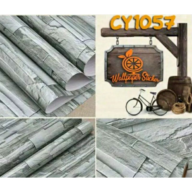 Wallpaper Sticker Batu Keren Cy1057