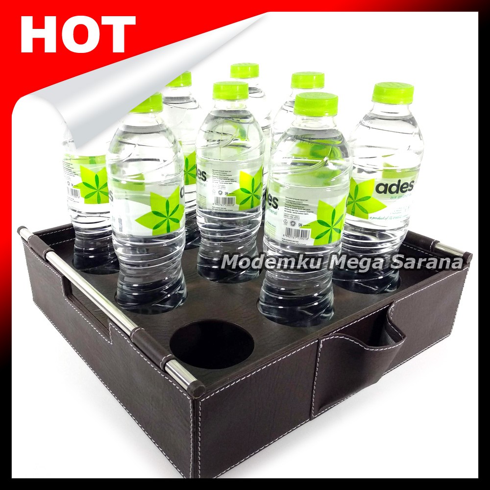 Tempat Tatakan Air Mineral Botol 600ml Vinyl - 9 Lubang