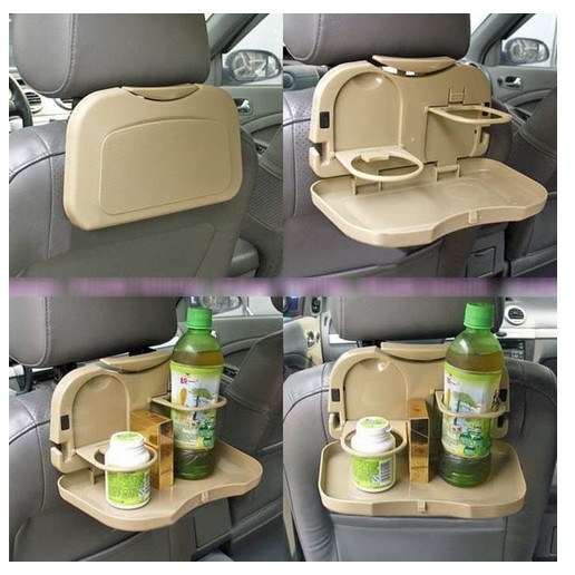 MEJA MAKAN LIPAT Mobil Gantung Belakang Jok travel car dining tray tempat minuman table