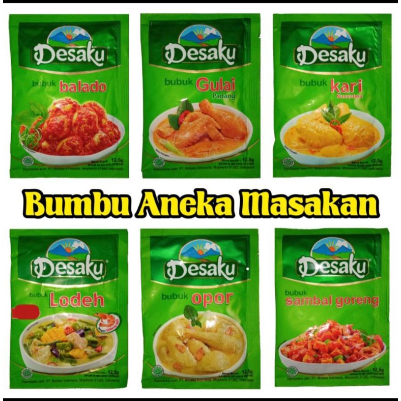 

Aneka Bumbu Masak Instan Desaku