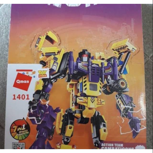 Mainan Lego Qman Creative Master 1401 isi 7 pcs