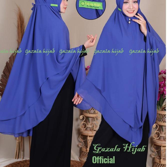 ✬ Jilbab khimar tali syar'i jumbo model pinguin 2 layer ➥