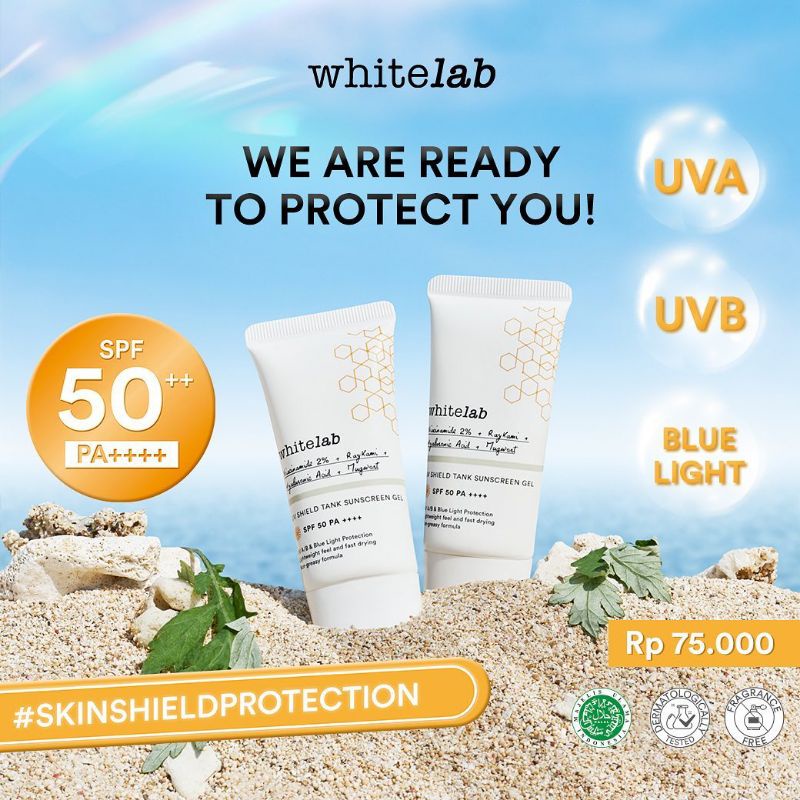 Sunscreen Whitelab UV Sunscreen Gel Perawatan Kulit