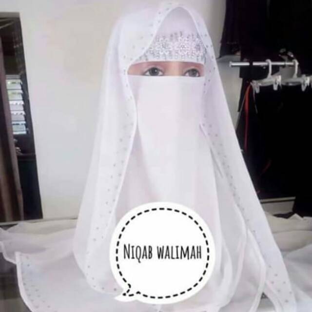 Cadar niqab walimah.