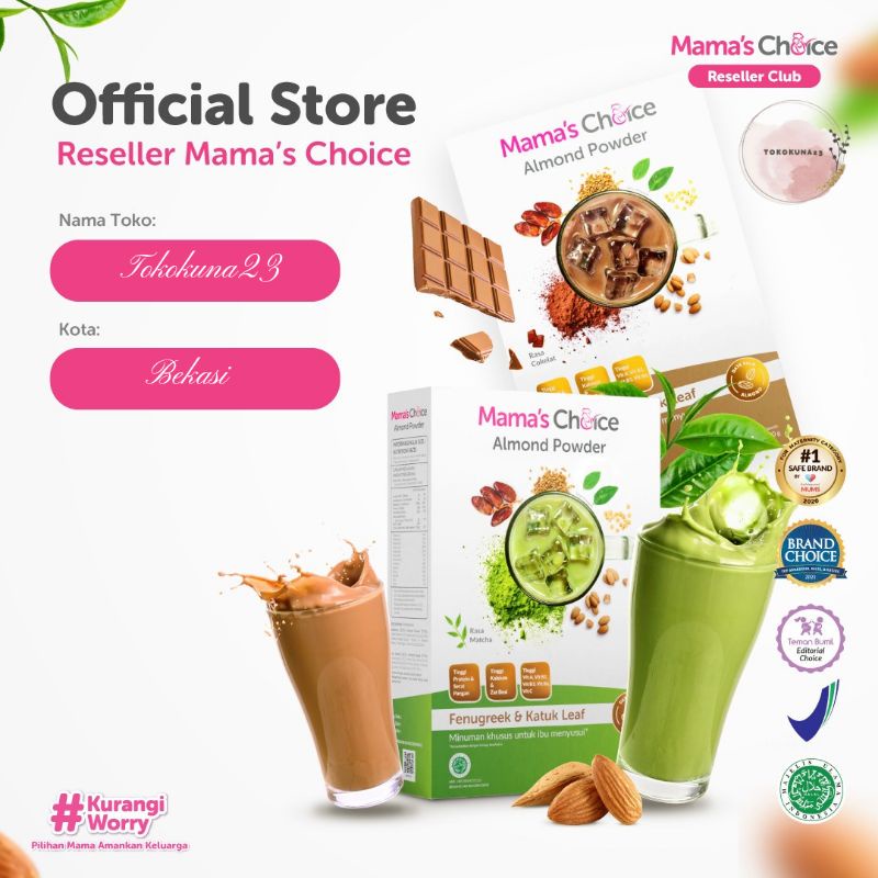 Jual Pelancar ASI Mama's Choice Breastfeeding Support, Almond Powder