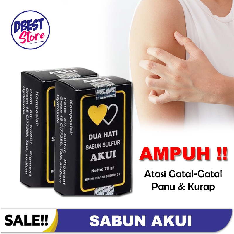 [COD] Akui Sabun Belerang Asli Obat Panu Obat Penyakit Kulit Obat Gatal Original BPOM