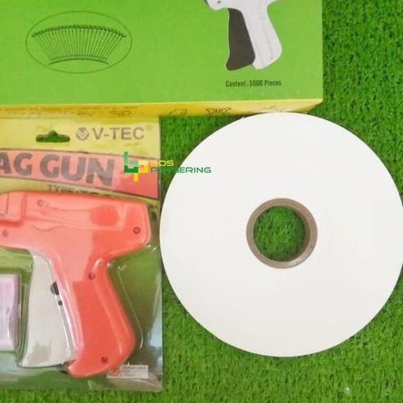 

BiG PROMO Tag Gun 1 Paket Top Pin 5000 pcs Pita 13 mm jarum 1 box Laundry Diskon,.,..