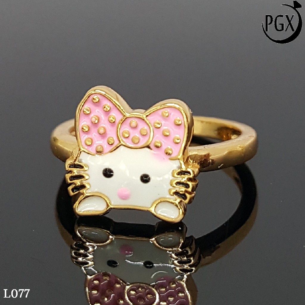 PGX Cincin Anak Xuping Aksesoris Perhiasan Lapis Emas Premium - L077